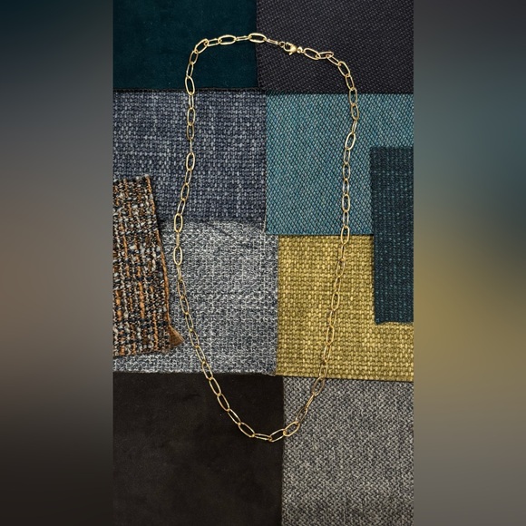 Jane Win Jewelry - Jane Win 18” Gold Drawn Link Chain